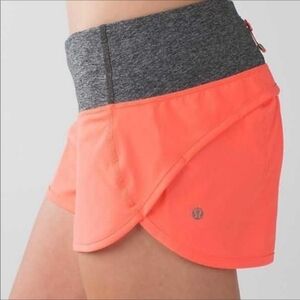 lululemon athletica Women's Coral and Gray Shorts